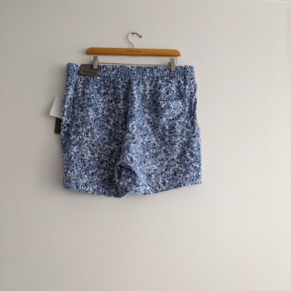 NWT Royalty for Me Blue and White Floral Short Size 1X - Picture 7 of 11